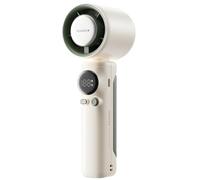 boxoon Turbo Handheld Cooling Fan With Rechargeable Usb Battery, Digital Display, 100 Speed Control, Great For Outdoor Activities