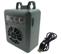 boxoon Ultrasonic Dog Bark Control Device, Sound Activated Dog Silencer, 4 Frequency Adjustable, 50 ft, 15 Meters Effective Range, IP45 Waterproof, USB Rechargeable Bark Deterrent