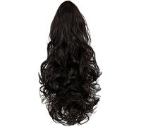 boxoon Wavy Long Ponytail Extensions for Women, 15 in. Blonde Hair Extensions, Easy Clip-in Design, High Temperature Synthetic Fiber, Works with Many Hairstyles