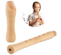 boxoon Wooden Recorder Instrument, Soprano Blockflöte, C Key, Britain-Style Fingering, With Hard Case, For Beginners, Adults, Students, Recorder Instrument