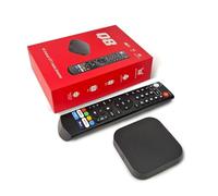 BOXPUT Q8 Android TV box, 2.4G/5G dual WiFi/BT5.0, 4GB RAM 32GB ROM,Amlogic S905Y4 chip, quad core ARM 4K ultra high definition TV box (black)