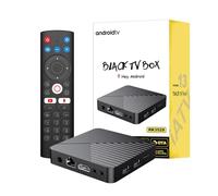 BOXPUT R5 Android 13 TV Box 4GB RAM, Android TV Box 8K, Cortex A53 RK3528 Chipset, 4GB RAM 64GB ROM/Dual 2.4G/5G WiFi 6/BT5.0/Smart TV Box, with Bluetooth Voice Infrared Isolation Remote Control