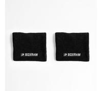 BOXRAW Glove-Sweats (2 Pack) - Elasticated Terry Cotton Sweat Bands for Boxing - Protective Sweat Wristbands for Laces & Velcro - Absorbent Wrist Wraps for MMA & Training - Machine Washable