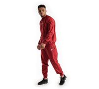 BOXRAW Hagler Professional Sauna Suit 2.0 Top & Bottoms Non Rip Sweat Suit Boxing MMA Training Gym (Red - S)