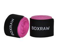 BoxRaw Men's 4.5m Premium Stretch Cotton Blend Neon Pink Hand Wraps in Purple BoxRaw Purple One Size