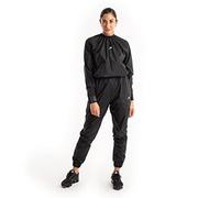 BOXRAW Women's Hagler Professional Sauna Suit 2.0 Top & Bottoms Non Rip Sweat Suit Boxing MMA Training Gym (Black - M)