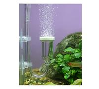 boxtech Aquarium Air Stone, Fish Tank Bubble Diffuser High Dissolved Oxygen Airstones for Air Pump Accessoriess with 1 Check Valve, 2 Suction Cup for Aquarium Pond Hydroponic