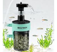 boxtech Aquarium Sponge Filter, Multi-Function Fish Tank Filter with Filter Media, Filter Culture and Oxygenation 3 in 1 Function, for Fresh Water and Sea Water