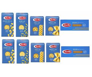 Boxtest BARILLA PASTA 10x500g (Fusilli-bucatini-risoni-ditalini lisci-farfalle)