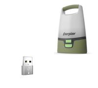 BoxWave Adapter Compatible with Energizer Vision LED Camping Lantern - USB-A to C PortChanger (5-Pack), Type-C OTG Convert Charging Data Adapter - Metallic Silver