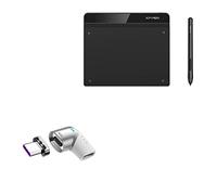 BoxWave Adapter Compatible With XP-Pen Drawing Tablet XPPen StarG640 (6 in) - MagnetoSnap PD Angle Adapter, Magnetic Charging Connector Device Saver - Metallic Silver