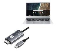 BoxWave Cable Compatible With Acer Chromebook 514 with Touchscreen - SmartDisplay Cable - USB Type-C to HDMI (6 ft), USB C/HDMI Cable - Jet Black
