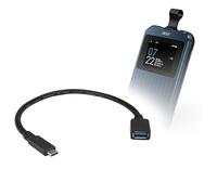 BoxWave Cable Compatible with Acer Connect Enduro M3 5G Mobile WiFi - USB Expansion Adapter, Add USB Connected Hardware to Your Phone