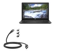 BoxWave Cable Compatible with Dell Latitude 3500 (15.6 in) - MagnetoSnap PD AllCharge Cable (100W), Magnet Charging Braided USB Type-C Micro - Jet Black