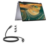 BoxWave Cable Compatible With Dell Latitude 9420 - MagnetoSnap PD AllCharge Cable (100W), Magnet Charging Braided USB Type-C Micro - Jet Black