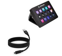 BoxWave Cable Compatible with Elgato Stream Deck MK.2 - DirectSync - USB 3.0 A to USB 3.1 Type C, USB C Charge and Sync Cable - 6ft - Black