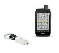 BoxWave Cable Compatible With Garmin Montana 750i - Micro USB Keychain Charger, Key Ring Micro USB Cable for Garmin Montana 750i - Jet Black