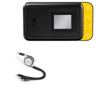 BoxWave Cable Compatible with Kodak Smile Instant Print Digital Printer - AllCharge miniSync, Retractable, Portable USB Cable - Jet Black