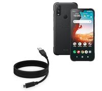 BoxWave Cable Compatible with Kyocera DuraSport 5G UW - DirectSync - USB 3.0 A to USB 3.1 Type C, USB C Charge and Sync Cable - 6ft - Black