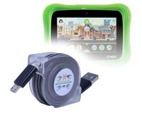 BoxWave Cable Compatible with Leapfrog LeapPad Epic Academy - miniSync, Retractable, Portable Sync Cable