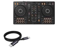 BoxWave Cable Compatible with Pioneer DJ DDJ-FLX4 - DirectSync PD Cable (3ft) - USB-C to USB-C (100W), Type C Braided Charge and Fast Sync - Jet Black