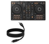 BoxWave Cable Compatible with Pioneer DJ DDJ-FLX4 - DirectSync - USB 3.0 A to USB 3.1 Type C, USB C Charge and Sync Cable - 6ft - Black