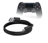 BoxWave Cable Compatible with Sony PS4 DUALSHOCK4 Wireless Controller - DirectSync Cable, Durable Charge and Sync