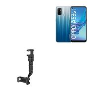 BoxWave Car Mount Compatible with Oppo A53s 5G - Rearview Mirror Car Mount, Rear View Mirror Adjustable GPS Car Mount - Jet Black