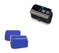 BoxWave Case Compatible With Beurer BM81 - SoftSuit With Pocket, Soft Pouch Neoprene Cover Sleeve Zipper Pocket - Super Blue