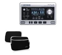 BoxWave Case Compatible with BOSS Micro BR BR-80 - SoftSuit with Pocket, Soft Pouch Neoprene Cover Sleeve Zipper Pocket - Jet Black