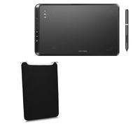 BoxWave Case Compatible With XP-Pen Star 05 - SlipSuit, Soft Slim Neoprene Pouch Protective Case Cover - Jet Black