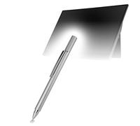 BoxWave FineTouch Capacitive Stylus Compatible with Viewsonic TD1655 - Metallic Silver
