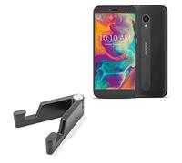 BoxWave Stand and Mount Compatible with Coolpad Legacy S - Desktop Aluminum SoloStand, Adjustable Hands-Free Portable with Rubber Feet - Jet Black