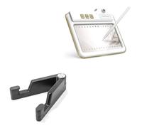 BoxWave Stand and Mount Compatible With PenPower EZ Go Pro Writing Pad (5 in) - Desktop Aluminum SoloStand, Adjustable Hands-Free Portable with Rubber Feet - Jet Black