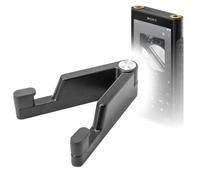 BoxWave Stand and Mount Compatible with Sony Walkman (NW-WM1AM2) - Desktop Aluminum SoloStand, Adjustable Hands-Free Portable with Rubber Feet - Jet Black