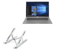 BoxWave Stand and Mount for LG Gram 17" (17Z990) (Stand and Mount by BoxWave) - Compact QuickSwitch Laptop Stand, Portable, Multi Angle Viewing Stand for LG Gram 17" (17Z990) - Metallic Silver