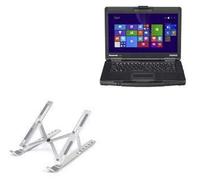 BoxWave Stand and Mount for Panasonic Toughbook CF-54 (Stand and Mount by BoxWave) - Compact QuickSwitch Laptop Stand, Portable, Multi Angle Viewing Stand - Metallic Silver