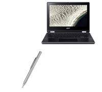 BoxWave Stylus Pen Compatible with Acer Chromebook Spin 511 (R753T) - FineTouch Capacitive Stylus, Super Precise Stylus Pen for Acer Chromebook Spin 511 (R753T) - Metallic Silver