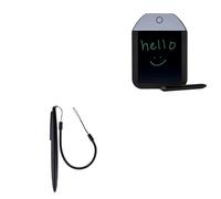 BoxWave Stylus Pen Compatible with Boogie Board Basics Mini Writing Tablet - DirectSign Resistive Stylus, for Resistive Touchscreens Plastic Lanyard - Jet Black