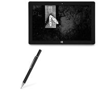 BoxWave Stylus Pen Compatible With Fusion5 FWIN232 plus S2 - FineTouch Capacitive Stylus, Super Precise Stylus Pen - Jet Black