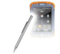 BoxWave Stylus Pen Compatible with Juniper Systems Mesa 2 - FineTouch Capacitive Stylus, Super Precise Stylus Pen - Metallic Silver