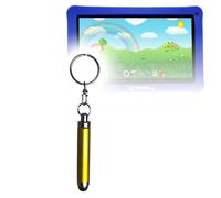 BoxWave Stylus Pen Compatible with Linsay Kids Android Tablet (10.1 in) - Bullet Capacitive Stylus, Mini Stylus Pen with Keyring Loop - Bronze