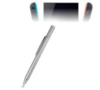 BoxWave Stylus Pen Compatible with Nintendo Switch 2 - FineTouch Capacitive Stylus, Super Precise Stylus Pen - Metallic Silver