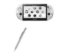 BoxWave Stylus Pen Compatible with PlayStation Vita 2000 PCH-2000 - FineTouch Capacitive Stylus, Super Precise Stylus Pen - Metallic Silver