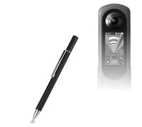 BoxWave Stylus Pen Compatible with Ricoh Theta X - FineTouch Capacitive Stylus, Super Precise Stylus Pen - Jet Black