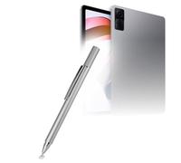 BoxWave Stylus Pen Compatible with Xiaomi Redmi Pad - FineTouch Capacitive Stylus, Super Precise Stylus Pen - Metallic Silver