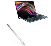 BoxWave Stylus Pen for ASUS ZenBook Pro Duo (UX581GV) (Stylus Pen by BoxWave) - AccuPoint Active Stylus, Electronic Stylus with Ultra Fine Tip for ASUS ZenBook Pro Duo (UX581GV) - Metallic Silver