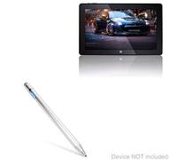 BoxWave Stylus Pen for Fusion5 T60 2-in-1 (11.6 in) (Stylus Pen by BoxWave) - AccuPoint Active Stylus, Electronic Stylus with Ultra Fine Tip for Fusion5 T60 2-in-1 (11.6 in) - Metallic Silver