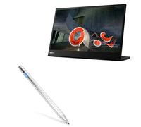 BoxWave Stylus Pen for Lenovo ThinkVision M14t (Stylus Pen by BoxWave) - AccuPoint Active Stylus, Electronic Stylus with Ultra Fine Tip for Lenovo ThinkVision M14t - Metallic Silver