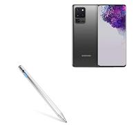 BoxWave Stylus Pen for Samsung Galaxy S20 5G (Stylus Pen by BoxWave) - AccuPoint Active Stylus, Electronic Stylus with Ultra Fine Tip for Samsung Galaxy S20 5G - Metallic Silver